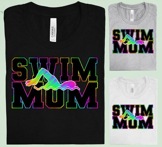 Swim Mom Graphic Tee Graphic Tee