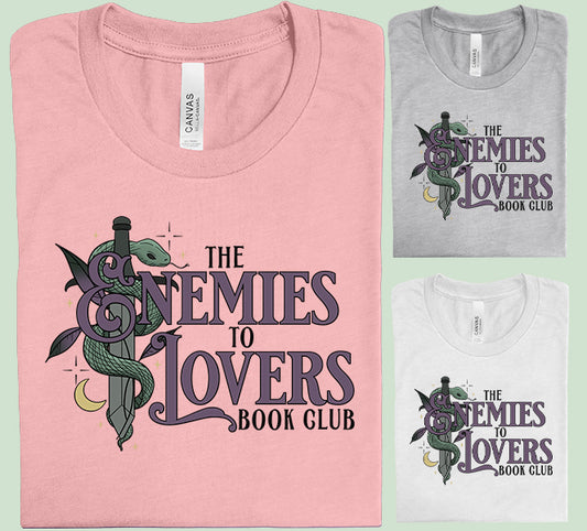 The Enemies to Lovers Book Club Graphic Tee