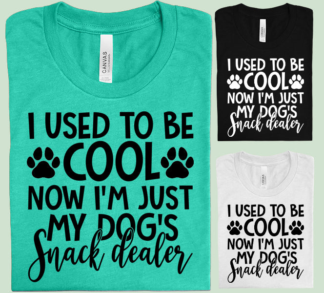 I Used to Be Cool Now I'm Just My Dog's Snack Dealer Graphic Tee