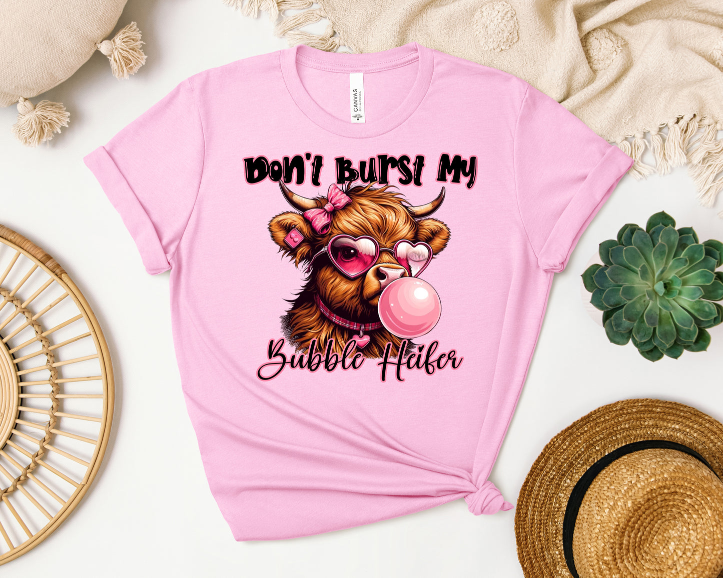 Don't Burst My Bubble Heifer Graphic Tee