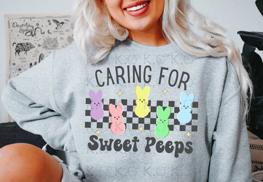 Caring for Sweet Peeps Graphic Tee