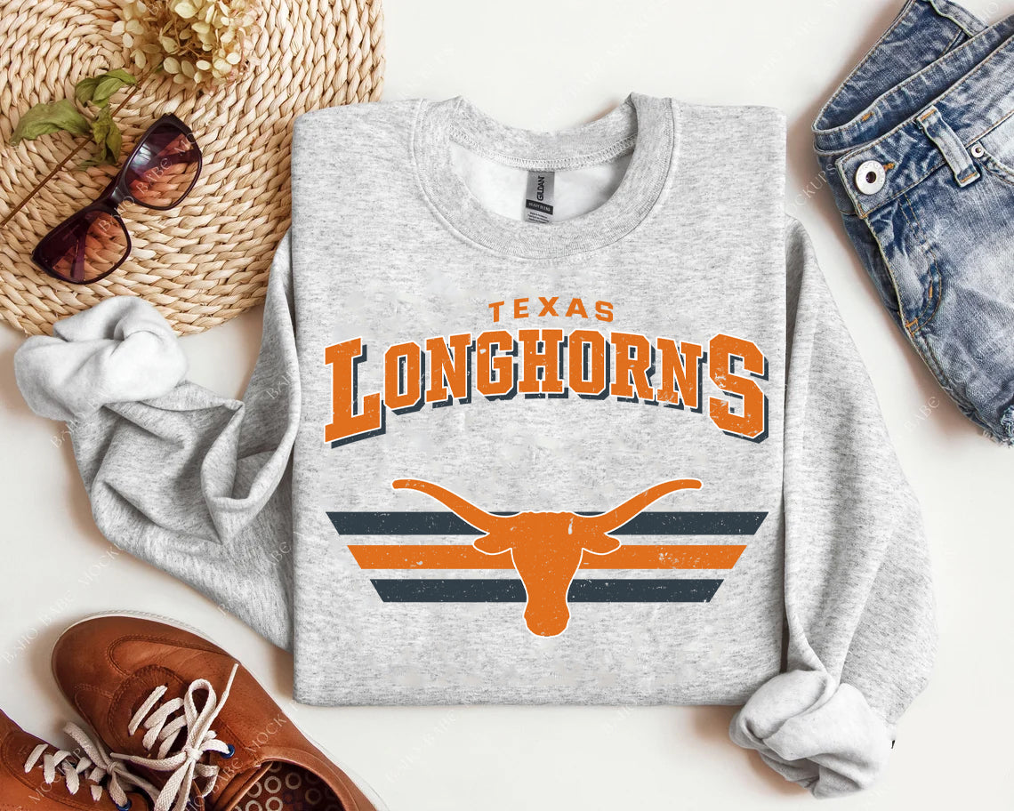 Vintage Team Longhorns Graphic Tee