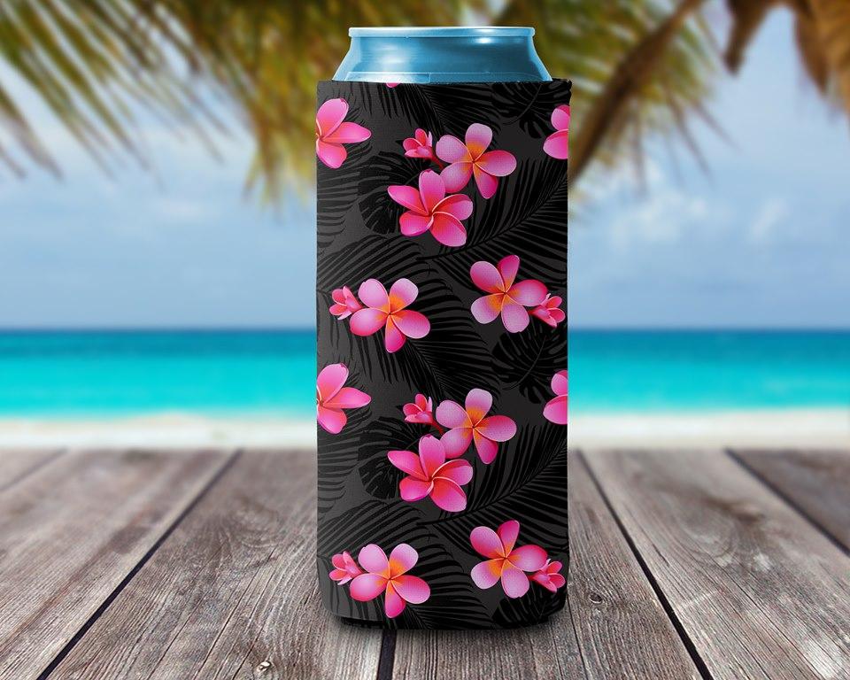 Can Cooler - Hawaiian Floral
