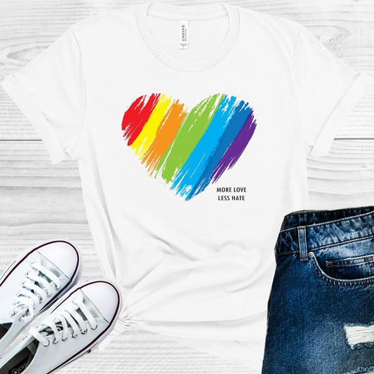 More Love Less Hate Graphic Tee Graphic Tee