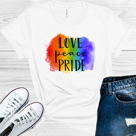 Love Peace Pride Graphic Tee Graphic Tee