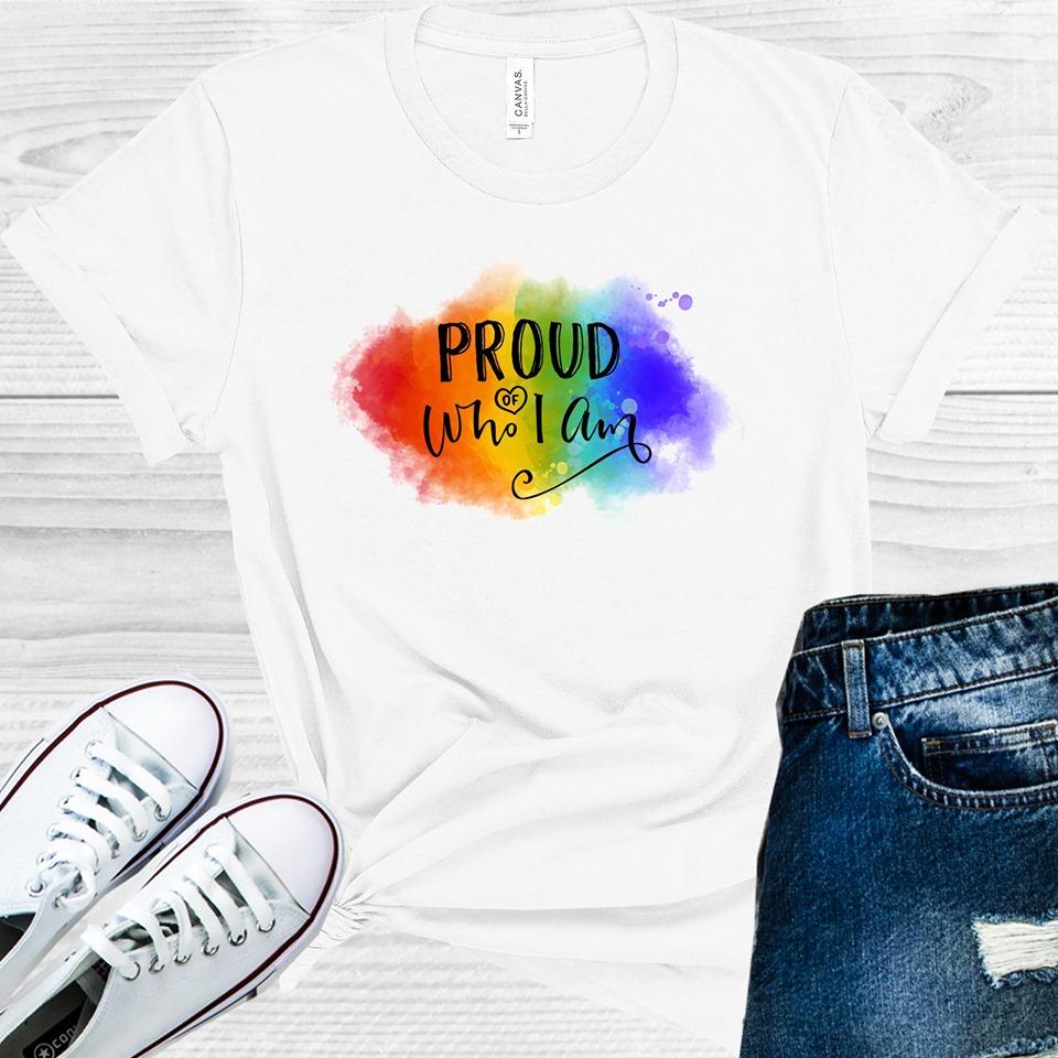 Proud Who I Am Graphic Tee Graphic Tee