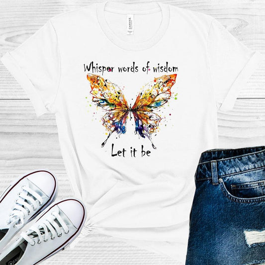 Whisper Words Of Wisdom Let It Be Graphic Tee Graphic Tee