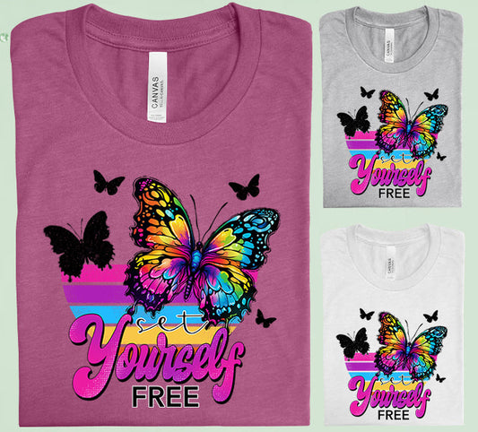 Set Yourself Free Graphic Tee Graphic Tee
