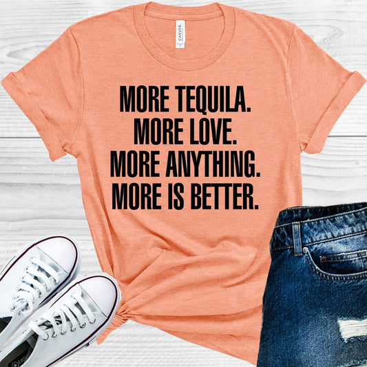 More Tequila Love Graphic Tee Graphic Tee