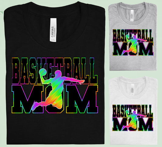 Basketball Mom Graphic Tee Graphic Tee