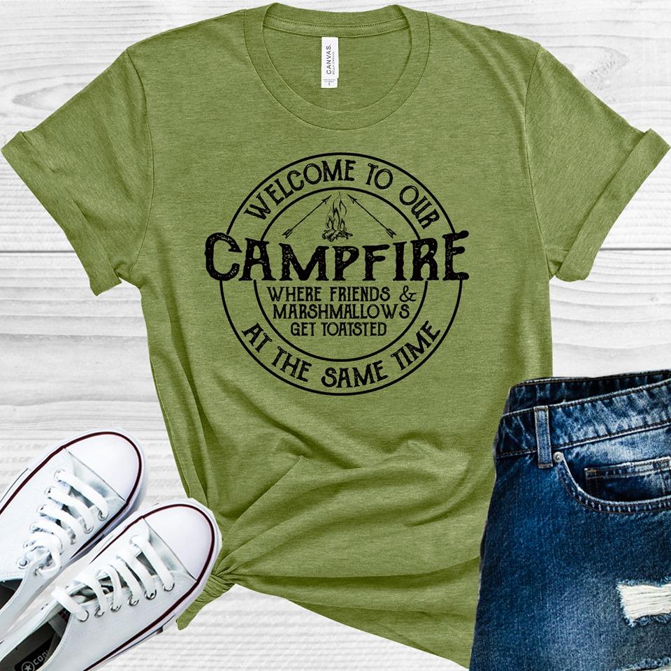 Welcome To Our Campfire Graphic Tee Graphic Tee