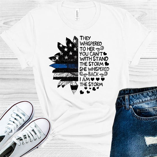 You Cant Withstand The Storm Police Graphic Tee Graphic Tee