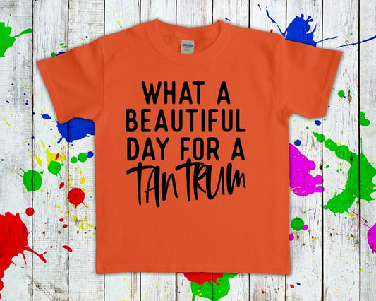 What A Beautiful Day For Tantrum Graphic Tee Graphic Tee