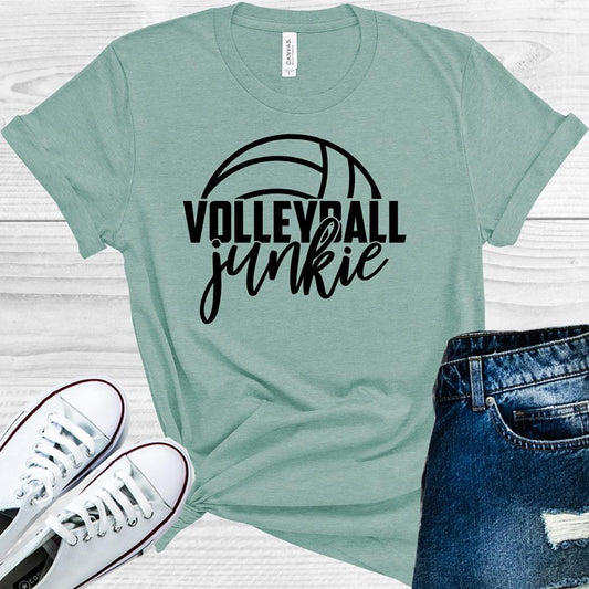 Volleyball Junkie Graphic Tee Graphic Tee