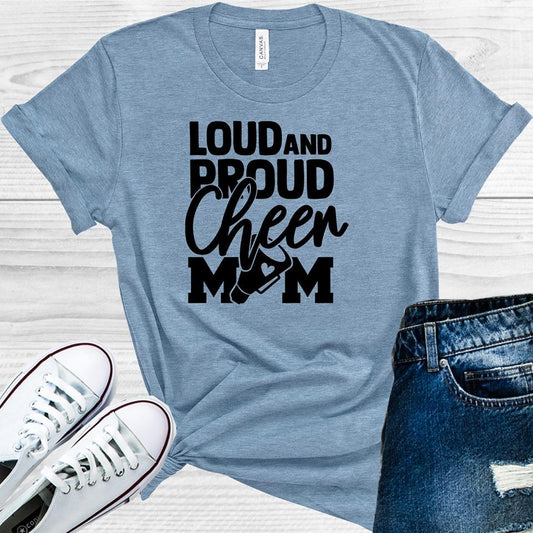 Loud And Proud Cheer Mom Graphic Tee Graphic Tee