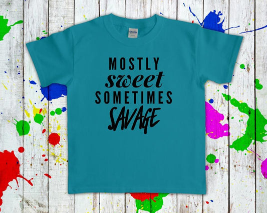 Mostly Sweet Sometimes Savage Graphic Tee Graphic Tee