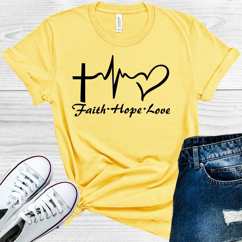 Faith Hope Love Graphic Tee Graphic Tee