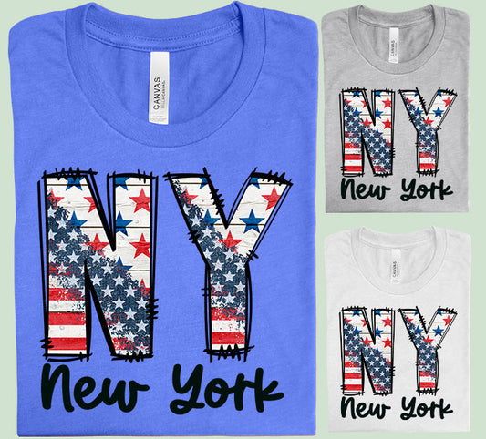 Patriotic State Graphic Tee Graphic Tee