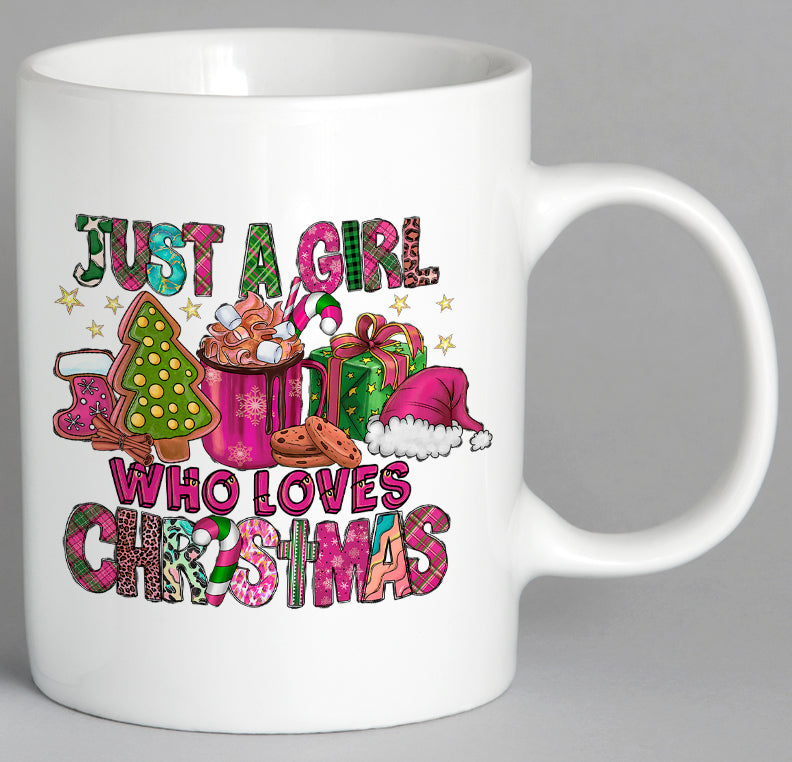 Just a Girl Who Loves Christmas Mug