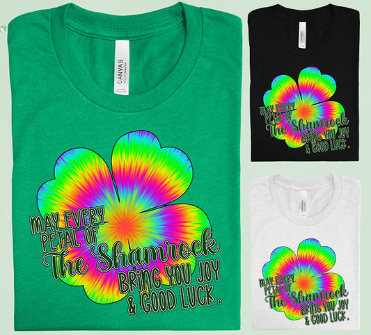 May Every Petal Of The Shamrock Bring You Good Luck Graphic Tee Graphic Tee
