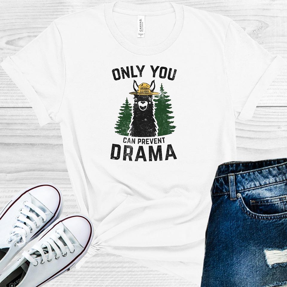 Only You Can Prevent Drama Graphic Tee Graphic Tee