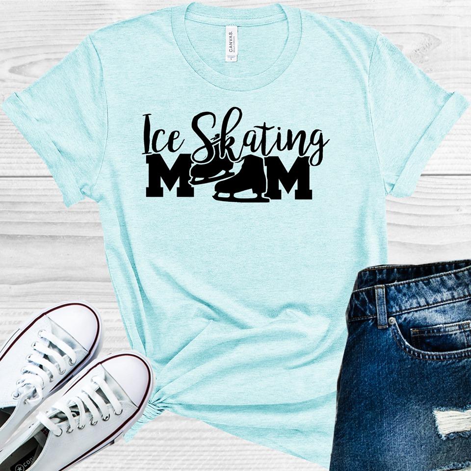Ice Skating Mom Graphic Tee Graphic Tee