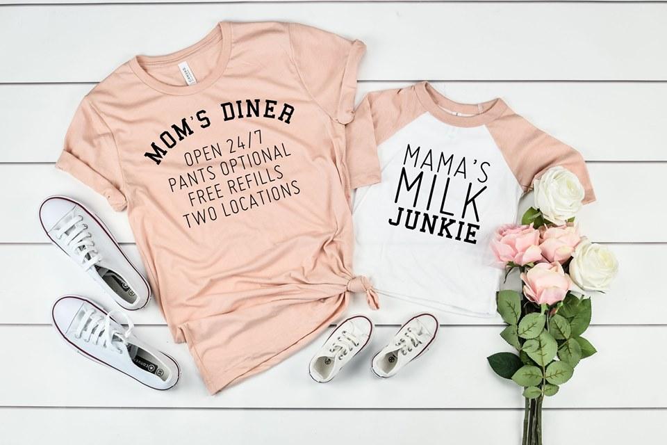 Mamas Milk Junkie Graphic Tee Graphic Tee