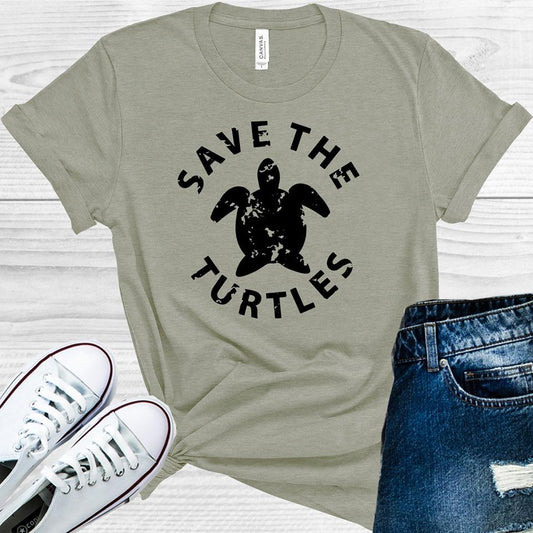 Save The Turtles Graphic Tee Graphic Tee