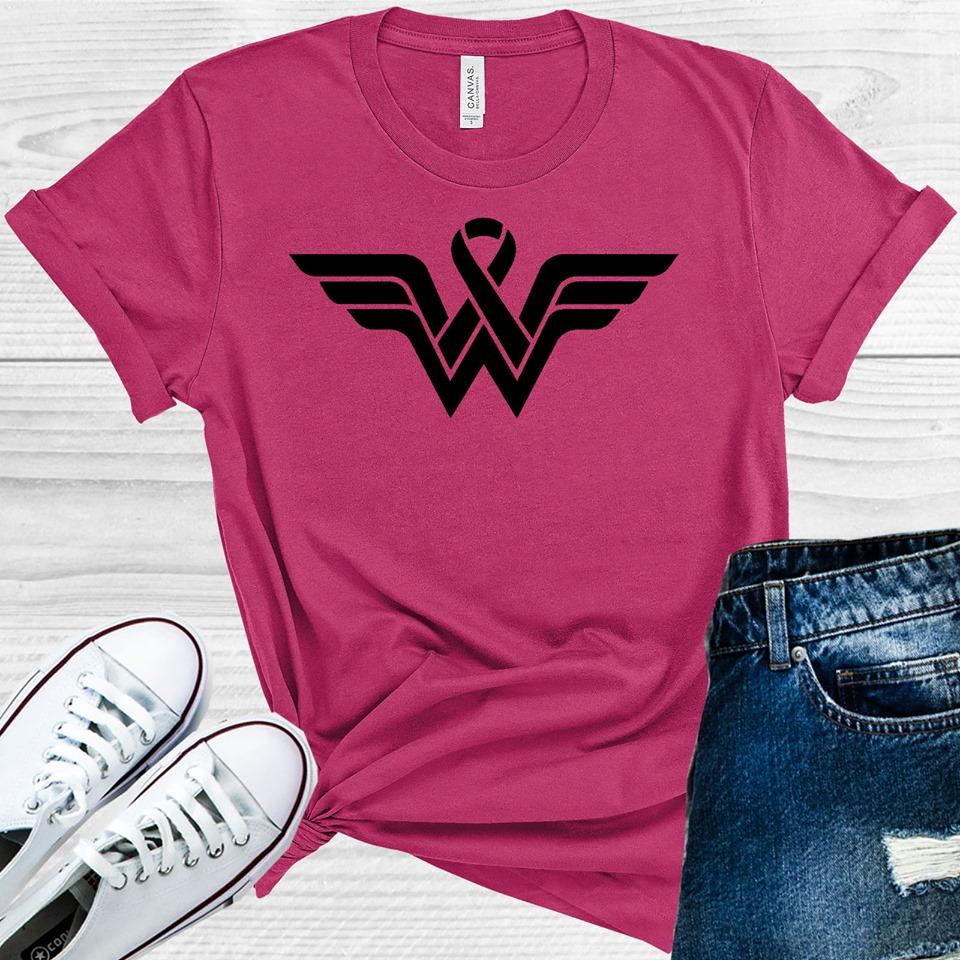 Superhero Ribbon Graphic Tee Graphic Tee