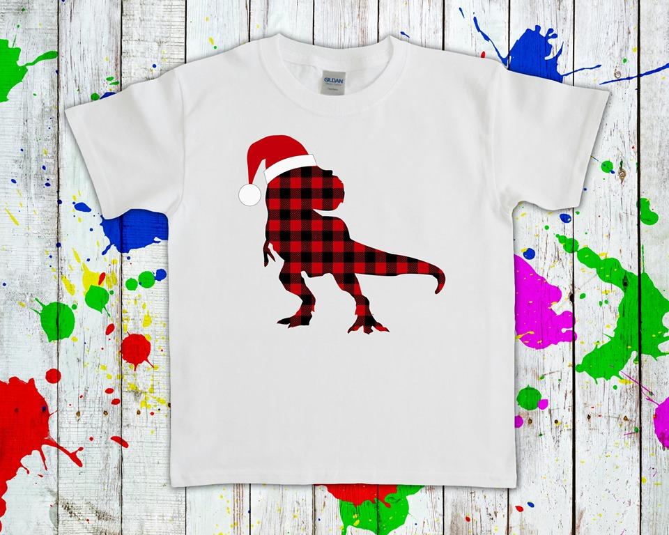 Christmas T-Rex Graphic Tee Graphic Tee