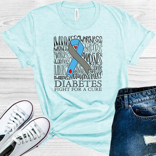 Diabetes Fight For A Cure Graphic Tee Graphic Tee