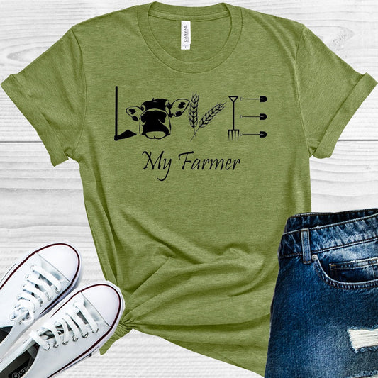 Love My Farmer Graphic Tee Graphic Tee