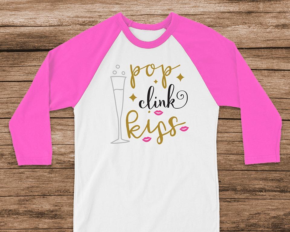 Pop Clink Kiss Graphic Tee Graphic Tee