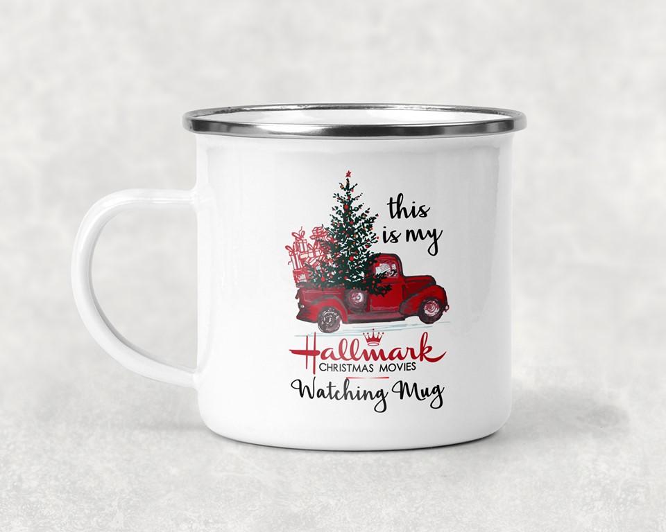 Hallmark Christmas Movie Watching Mug Coffee