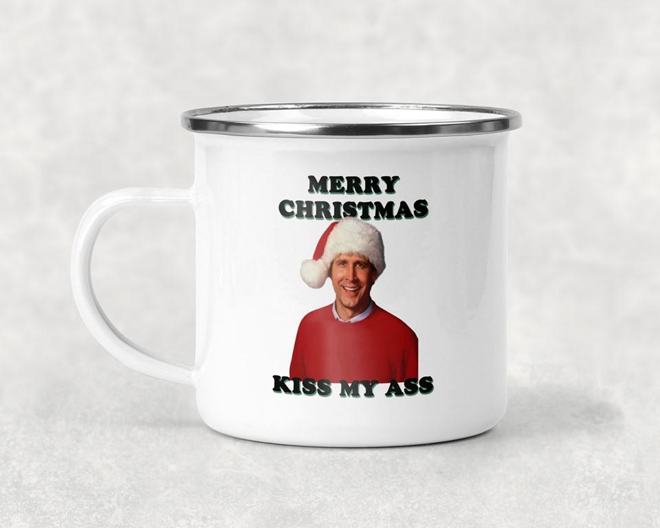 Merry Christmas Kiss My A$$ Mug Coffee