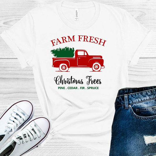 Farm Fresh Christmas Trees Graphic Tee Graphic Tee