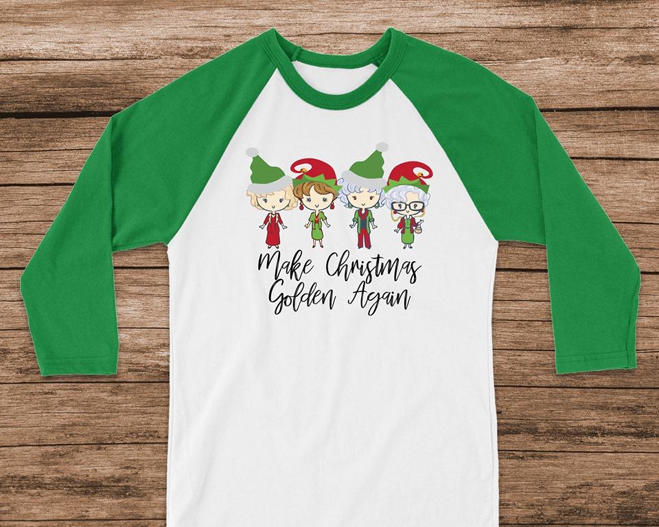 Make Christmas Golden Again Graphic Tee Graphic Tee