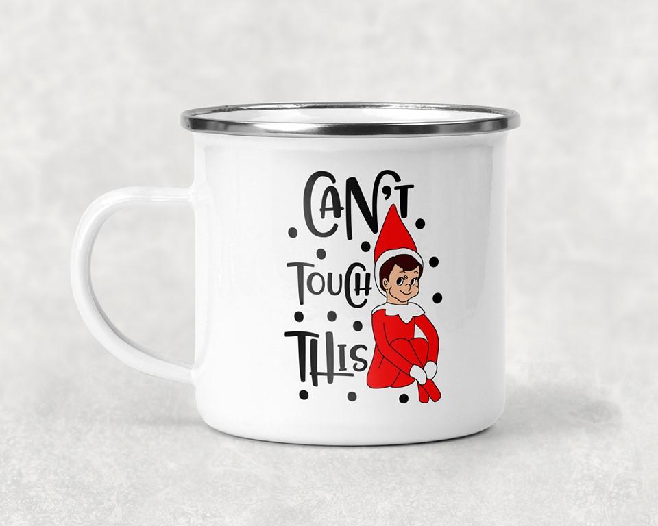 Cant Touch This Elf On The Shelf Mug Coffee