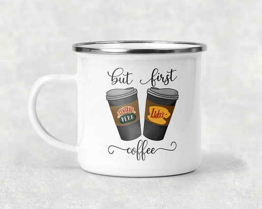 But First Coffee Central Perk & Lukes Mug