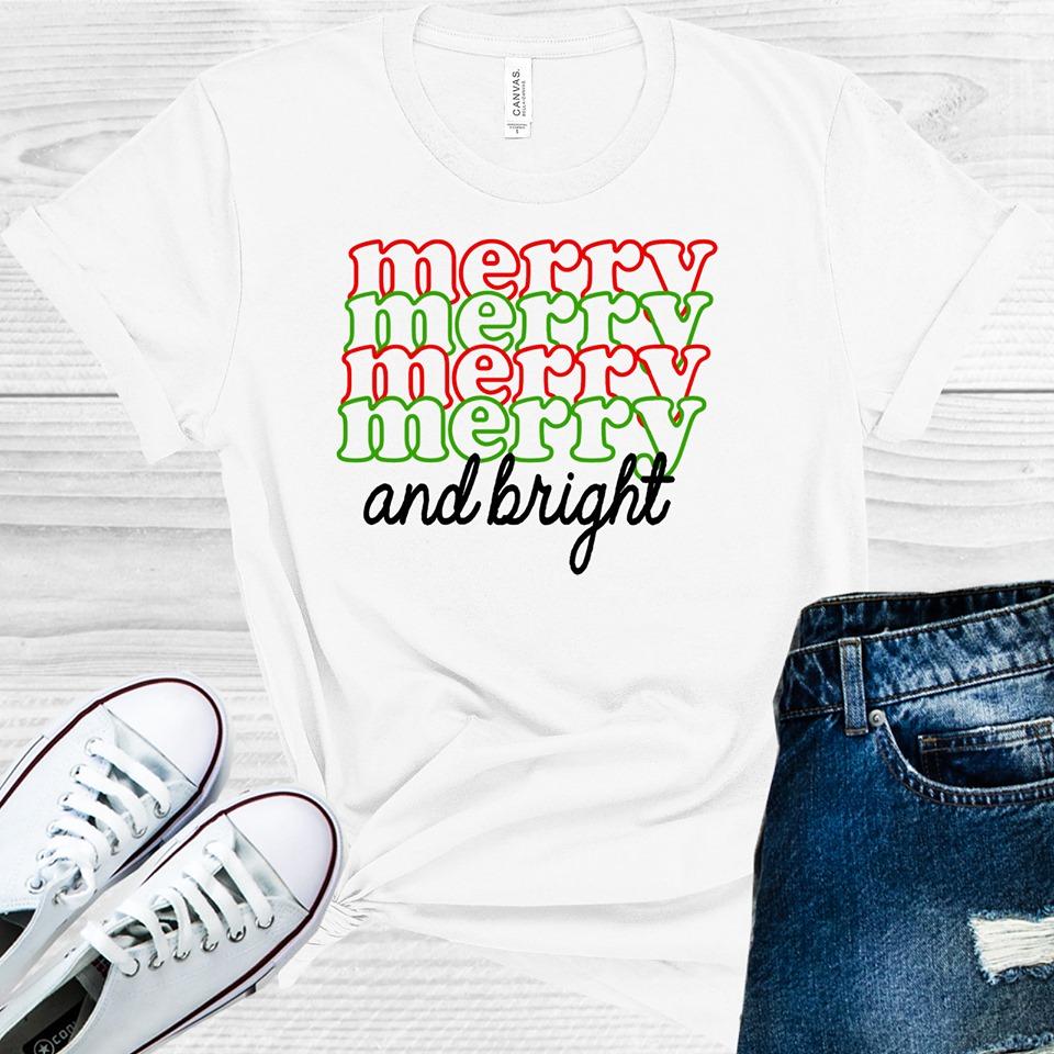 Merry And Bright Graphic Tee Graphic Tee