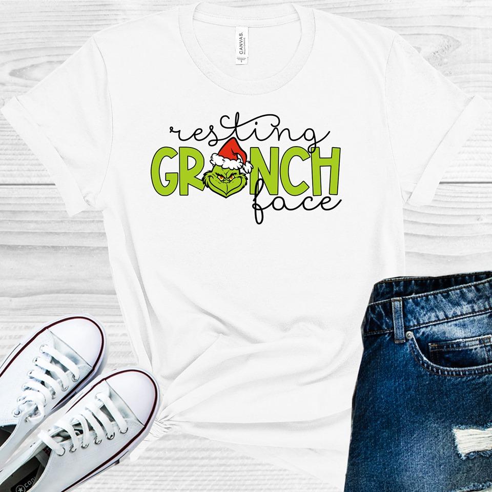 Resting Grinch Face Graphic Tee Graphic Tee