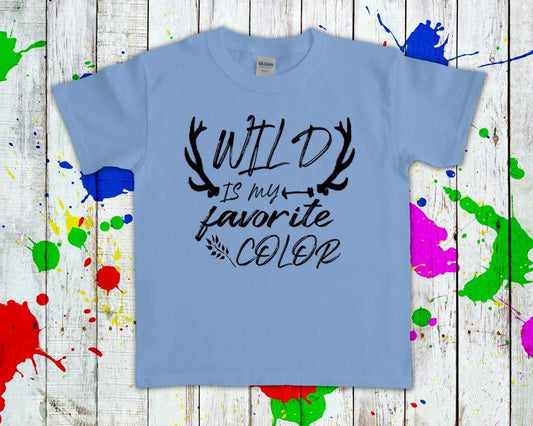 Wild Is My Favorite Color Graphic Tee Graphic Tee