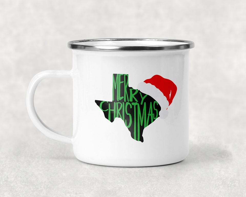 Merry Christmas Texas Mug Coffee