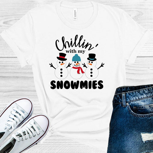 Chillin With My Snowmies Graphic Tee Graphic Tee