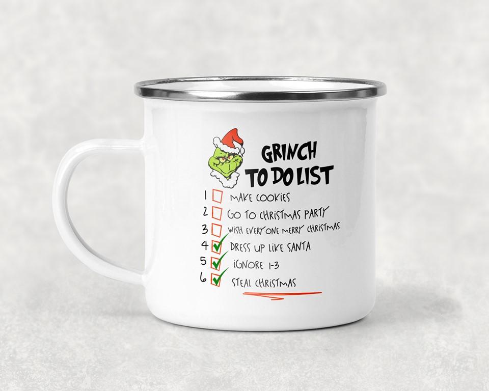 Grinch To-Do List Mug Coffee