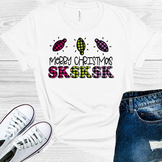 Merry Christmas Sksksk Graphic Tee Graphic Tee