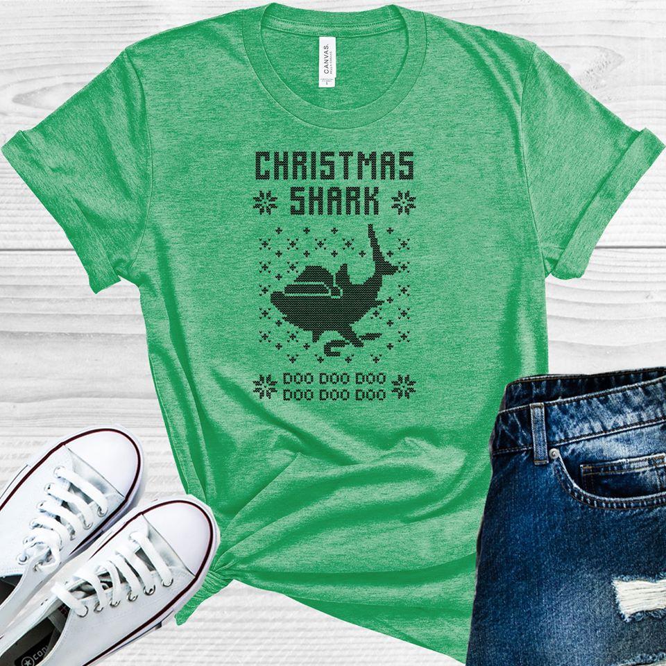 Christmas Shark Graphic Tee Graphic Tee