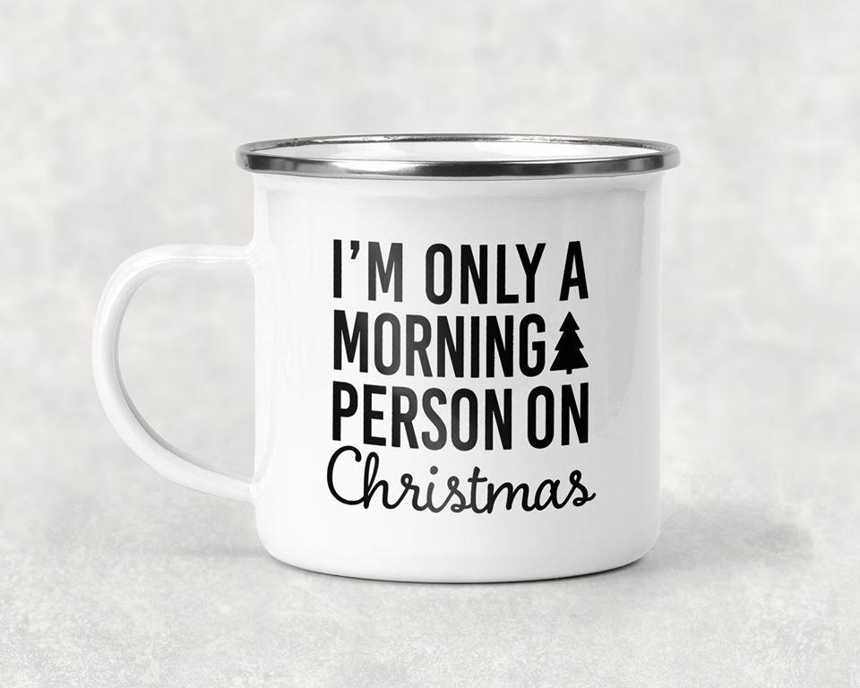 Im Only A Morning Person On Christmas Mug Coffee