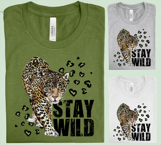 Stay Wild Graphic Tee Graphic Tee