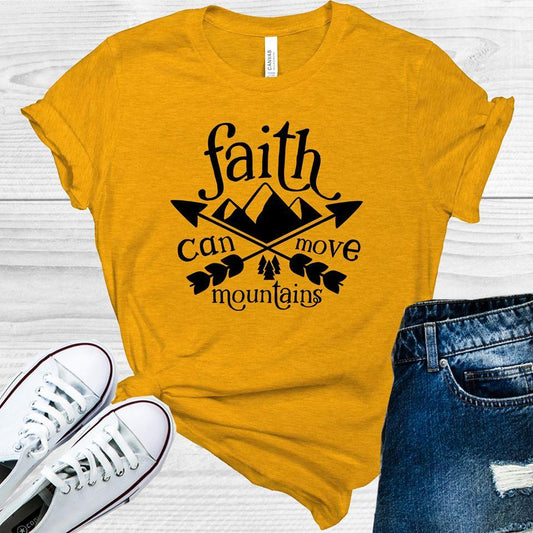 Faith Can Move Mountains Graphic Tee Graphic Tee